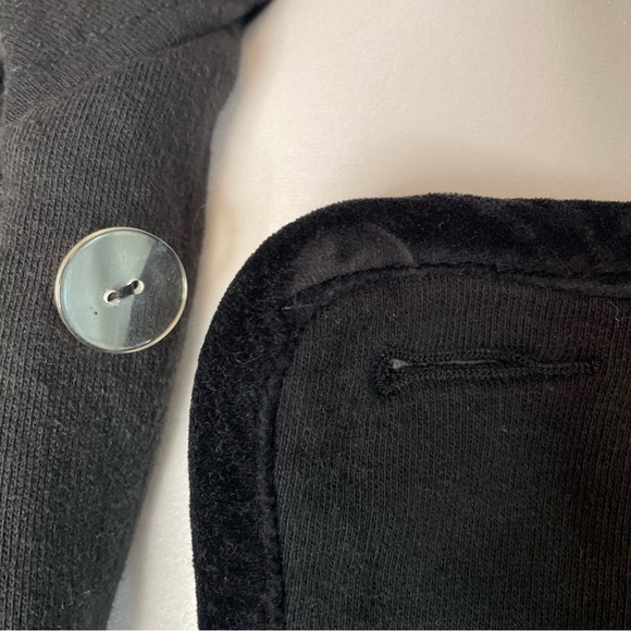 American Eagle Women’s Black Double Breasted Military Band Jacket Large - Picture 10 of 14